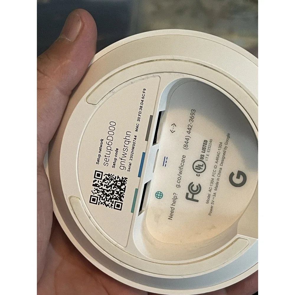 Google‎ AC-1304 1 Port 1200Mbps Wireless Router (no Power Cord)